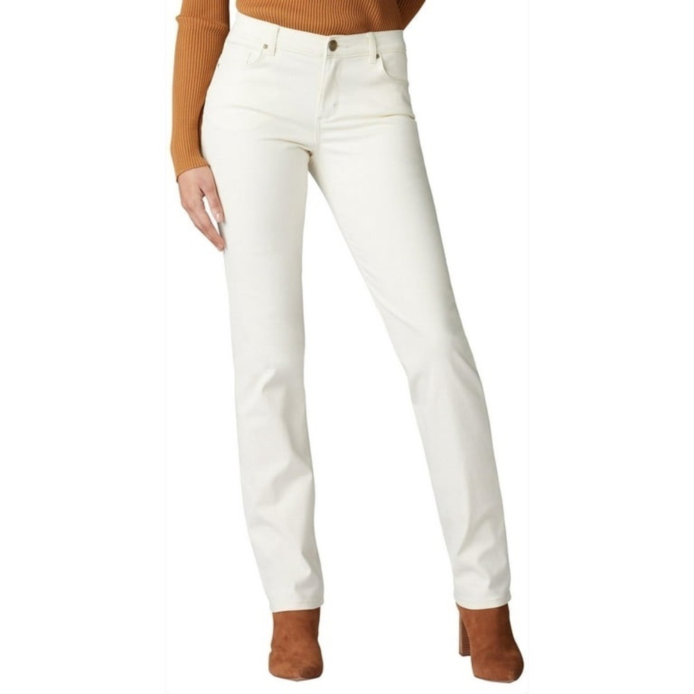 NWOT Lee Relaxed Straight Leg At The Waist Beige Khaki Pants Size 16